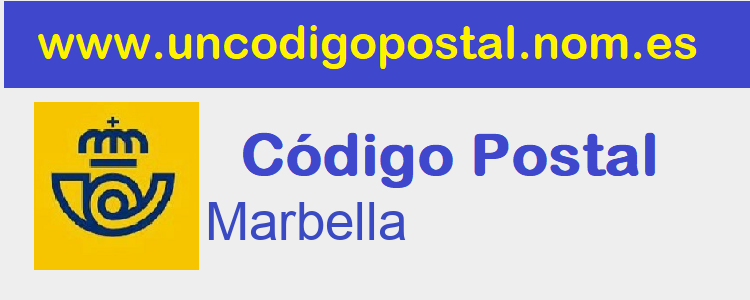 Codigo Postal Marbella